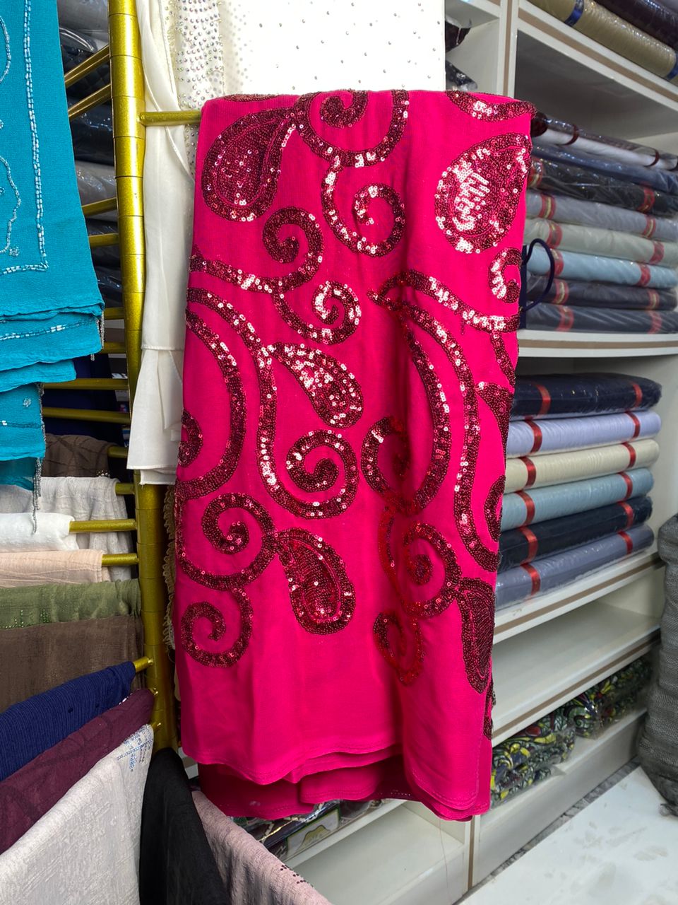 Ivory Pink Juliet  Veil